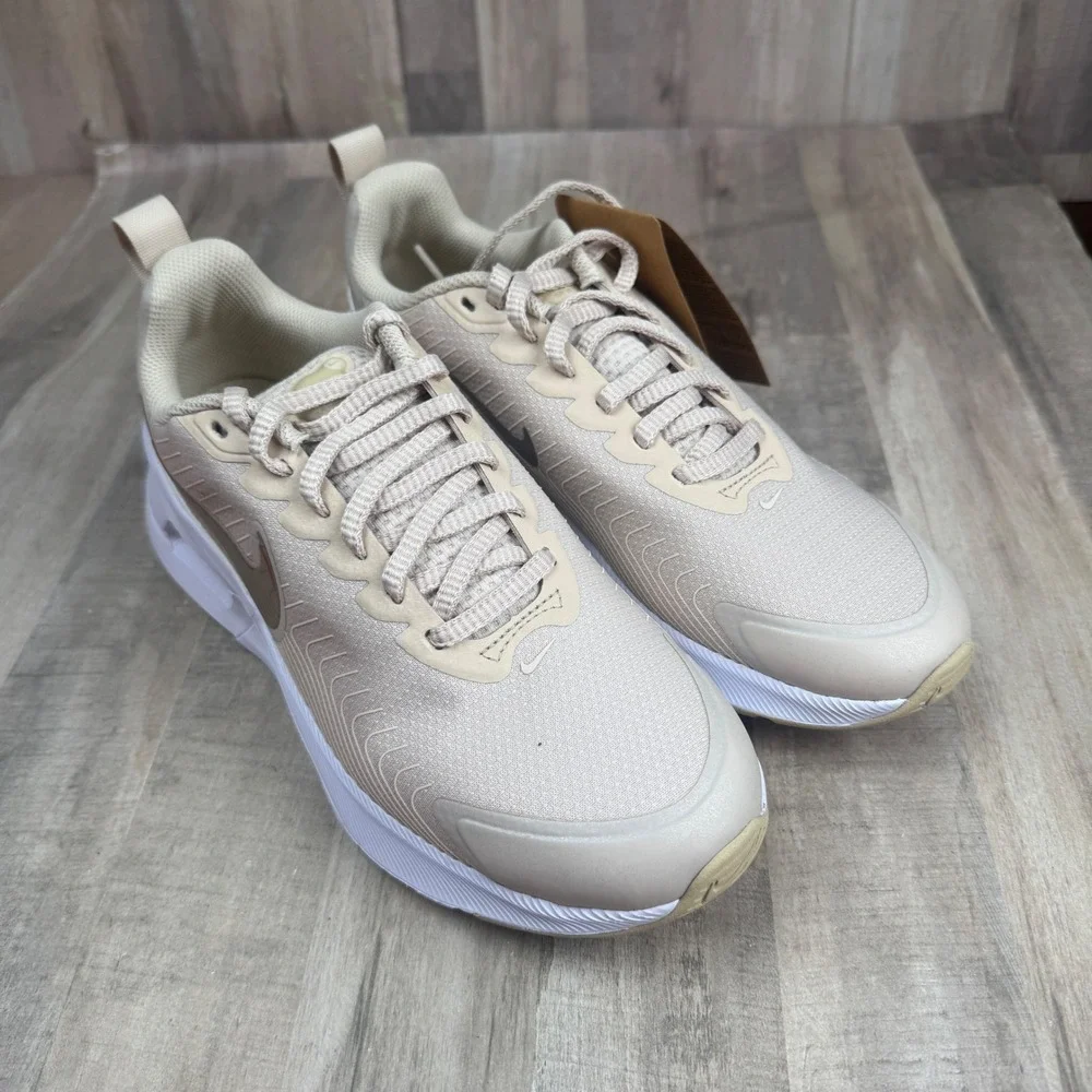 Nike Women's 8 Nike Air Max Nuaxis Sanddrift Grain HF1233-105 - Picture 9 of 9